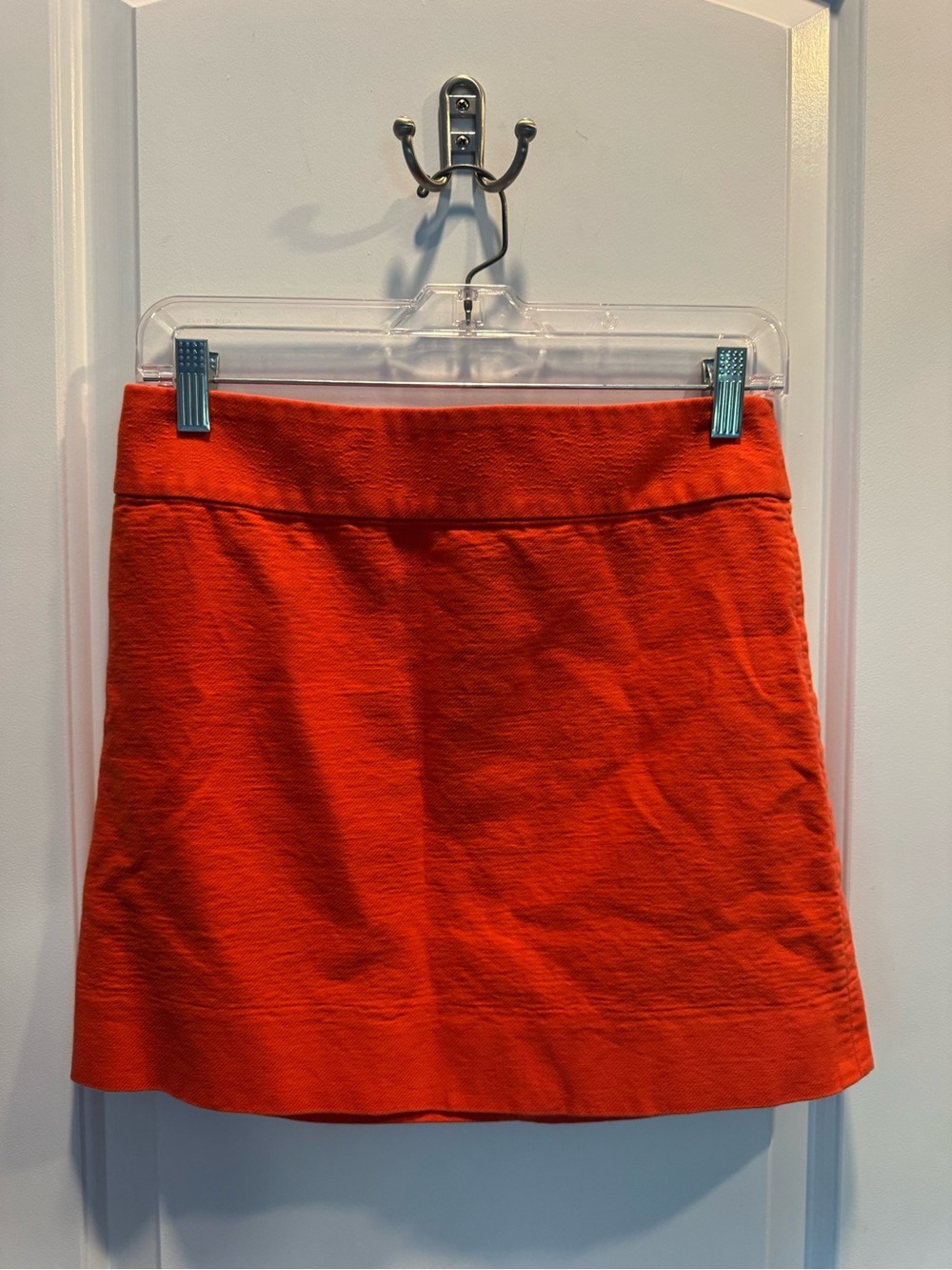 J. Crew Vibrant Orange Mini Skirt